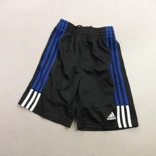 Adidas Shorts Boys Medium 10/12 Outdoor Workout Lightweight Activewear Stripes
