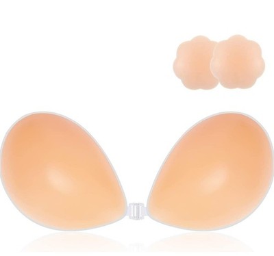 Brand: Rekuu Push Up Sticky Bra, Reusable Invisible Adhesive Silicone Backless