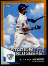 2021 Topps Chrome Orange Stadium Sluggers Dayan Viciedo Chunichi #SL-8 | Cuba