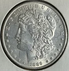 1889 (P) Morgan Silver Dollar S$1 Uncirculated 0.77 Ounces Silver - Philadelphia