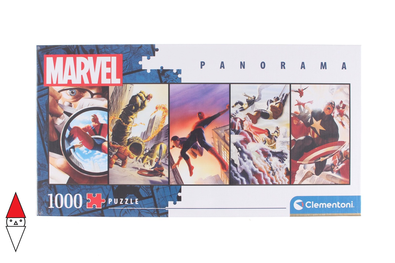 PUZZLE GRAFICA CLEMENTONI FUMETTI MARVEL PANORAMA 1000 PZ