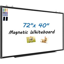 Whiteboard 72 X40 Dry Erase Board Wall Mount Pen Tray Magnetic H-Qprobd Large