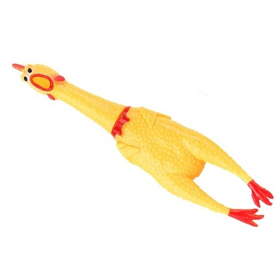 M Screaming Chicken Dog Toys Yellow Stress Relief Funny Safety Squaking Chicke S