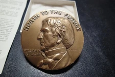 Alaska Purchase Centennial Bronze Medal Medallic Art Co William Seward1867/1967