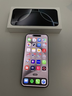 Apple iPhone 16 Pro Max 256GB Titanium White Top Zustand  