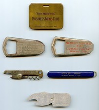 Lot of 6 Vintage Memphis, TN Advertising Bott...