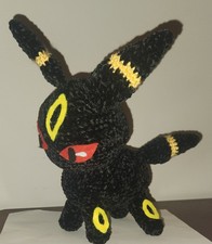 Handmade Crochet Amigurumi Plush Stuffed Pok mon Umbreon