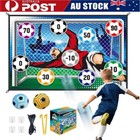 Kids Soccer Ball Game Set with Mat Goals Indoor Outdoor Football Training Toys