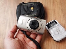 Canon PowerShot IXUS 300 HS SD4000 IS IXY 30s Silver Tested Works