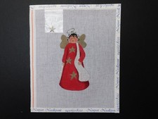 Angel w/Star Charm by Unknown Designer CT55 Hand Painted Needlepoint