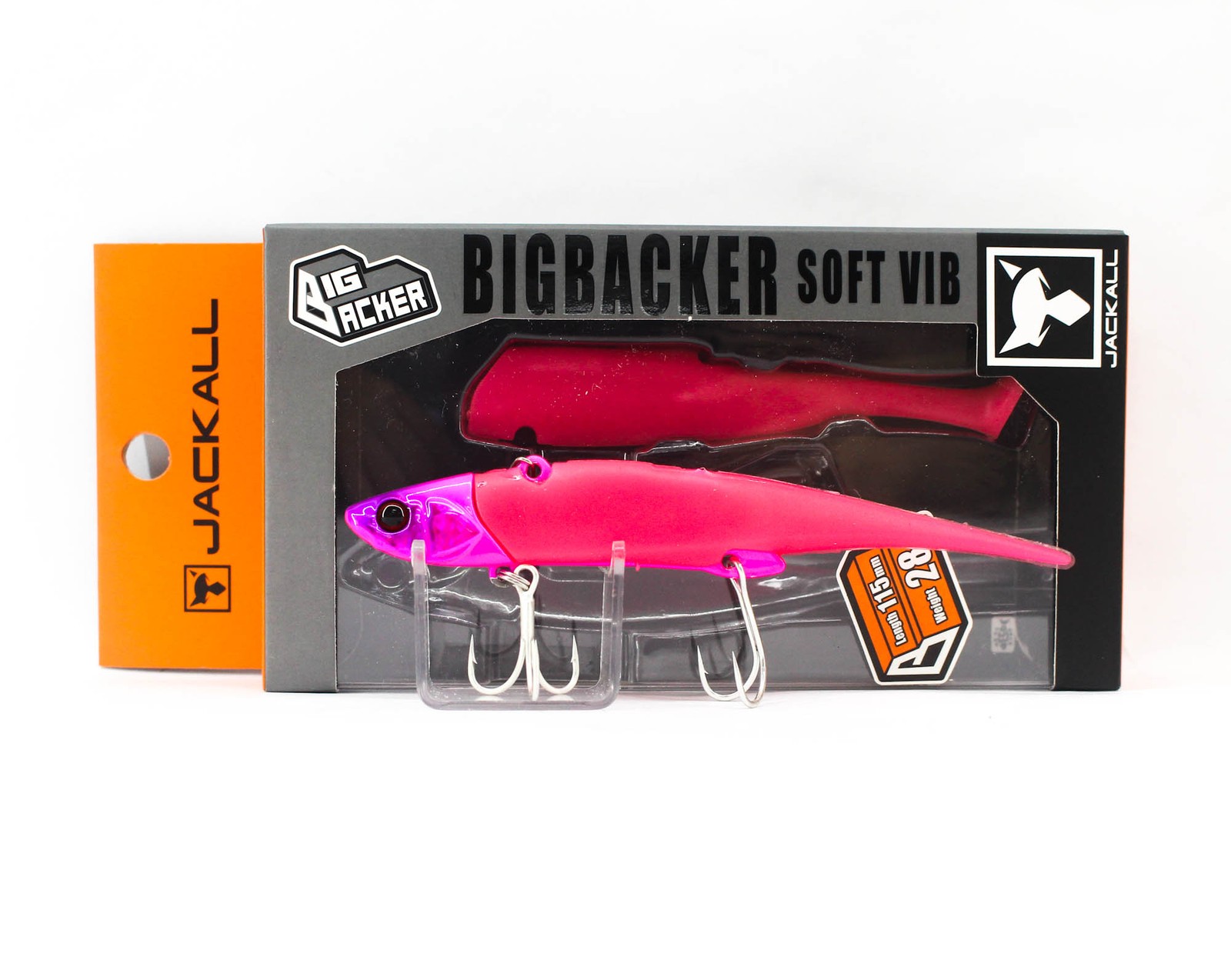 Sale Jackall Big Backer Soft Vib 28 grams 115 mm Sinking Lure Glow P (5891)