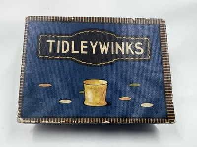 Antique Chad Valley Harborne England Tidley Winks Game Bakelite? Pieces