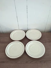 Vintage Elegance II Collection Bavarian Brown 6 1/2"W Saucer Plates