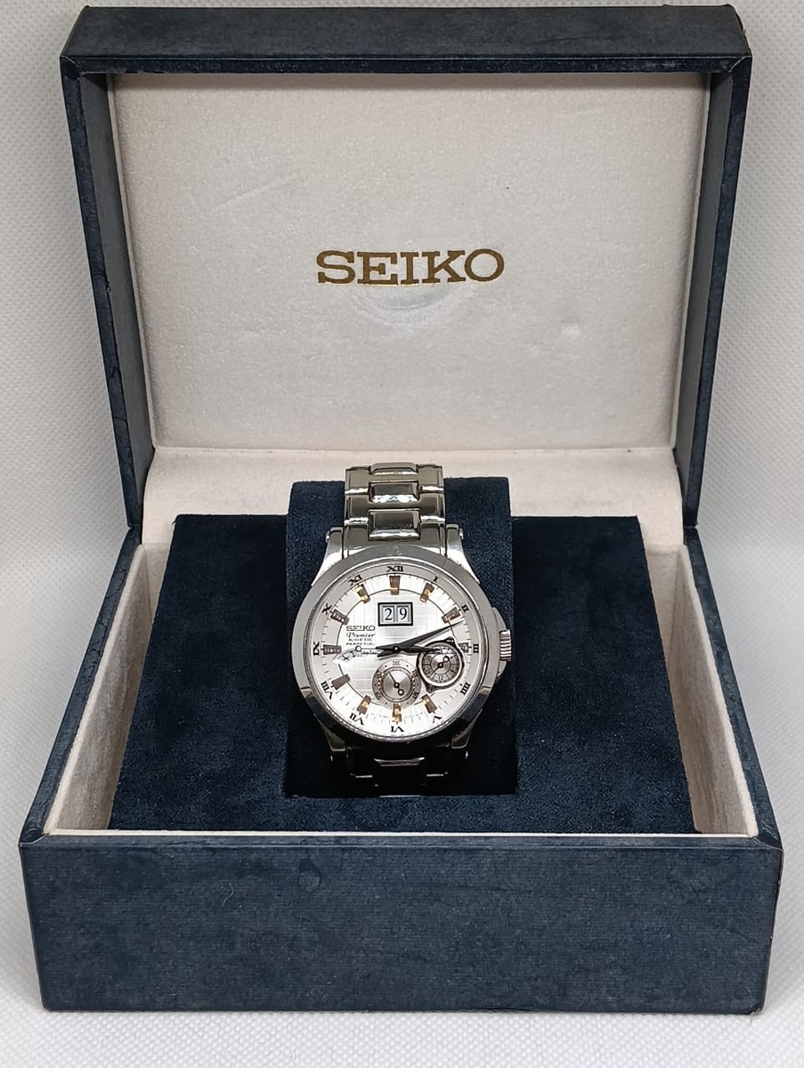 Seiko Premier Kinetic Perpetual Calendar 673129 Excellent Working