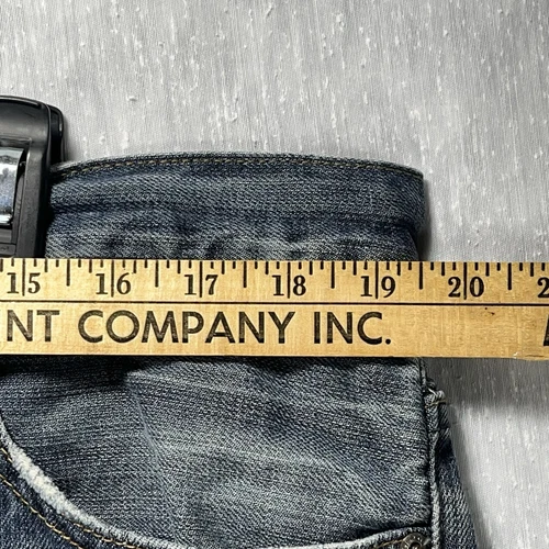 Vintage 1969 Gap Jeans Mens 38x32 Blue Loose Straight Fit 90s Y2K Medium Wash - Picture 7 of 19