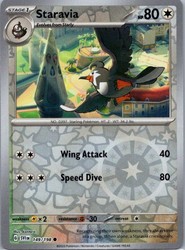 Staravia 149/198 Reverse Holo Common Scarlet & Violet Base Set