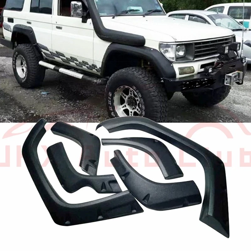 Уширители крыльев колесная арка неокрашенный комплект q для Toyota Land Cruiser LC77 1996-2007 - Изображение 4 из 4