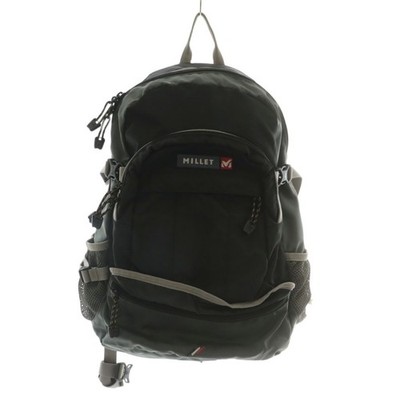 Millet MILLET Rucksack Backpack Daypack Nylon Logo Stickerei schwarz grau