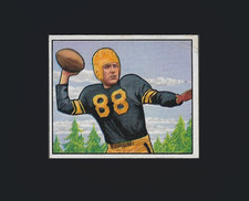 1950 Bowman #128 James Jim Finks (RC) (HOF) (EX) Pittsburgh Steelers