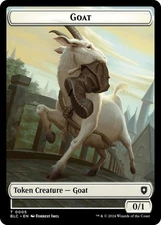 Goat // Wolf (0032) Double-Sided Token - Commander: Bloomburrow BLC - MTG - NM M