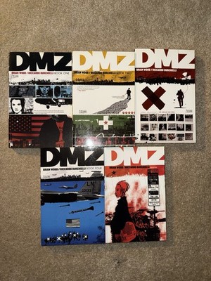 DMZ Graphic Novel Collection Books 1-5 Vertigo Comics