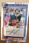2025 Donruss Optic Mario Manningham Base (RAW)