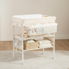 Portable Baby Changing Table Foldable Adjustable Height Wheels Maydolly N-226