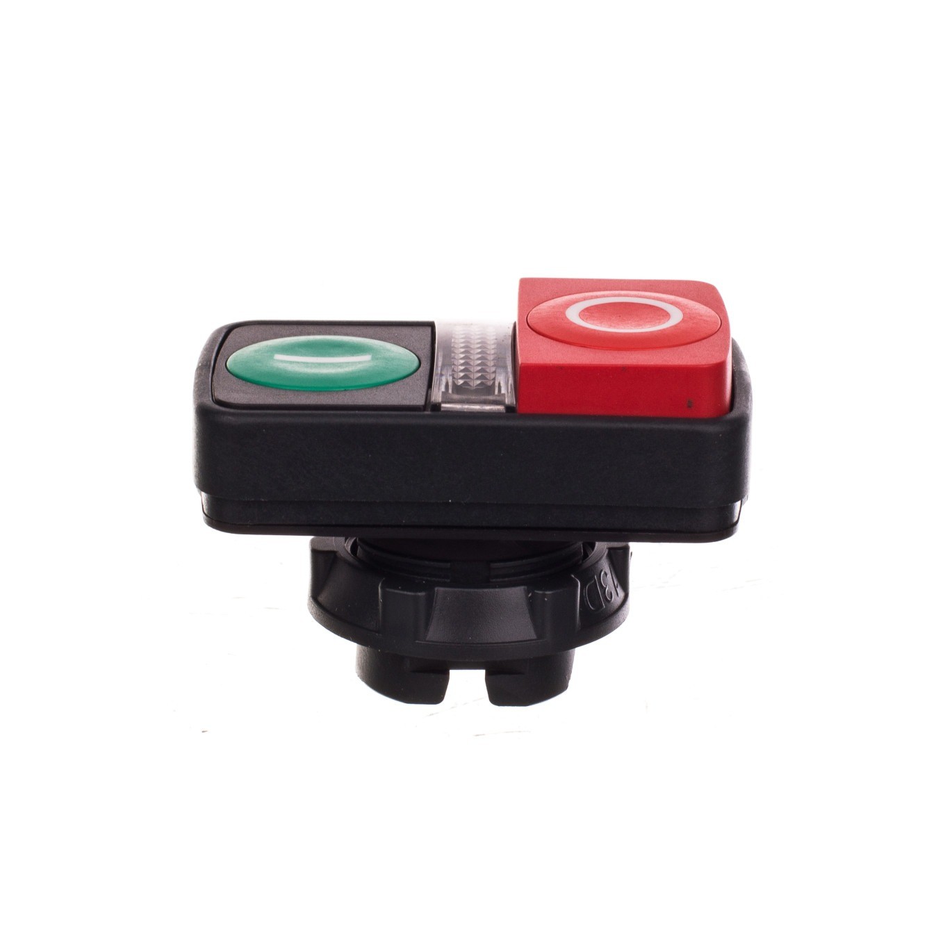 Button Green. covered/red. Undercoat. Harmony XB5 ZB5AW7L3741