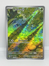 Bulbasaur 166/165 Sv: Scarlet & Violet 151 Holo Full Art NM English