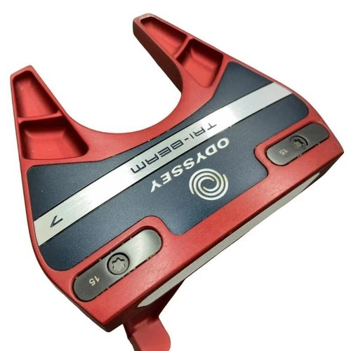 Odyssey Tri-Beam Red 7 34 Inch Putter