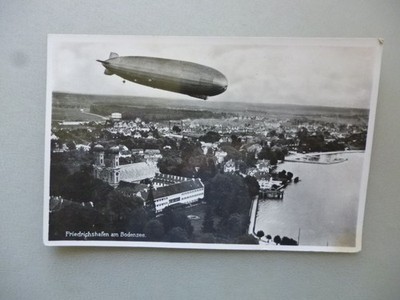 Ansichtskarte Friedrichshafen am Bodensee 1931 Zeppelin (Nr.575)