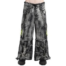 Gothic Men's Biohazard Black Denim Storm Wash Pant