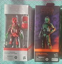 Star Wars Black Series Holiday Halloween Bundle - Scout Trooper & Clone Trooper