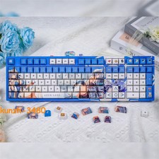 Azur Lane Shinano Anime Keycaps New PBT Dye-sub 124 Keys for Cherry MX Keyboard