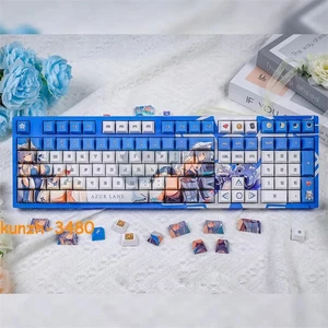 Azur Lane Shinano Anime Keycaps Nouveau PBT Sous-couches 124 Clés pour cerise MX clavier