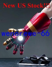 IN US  Updated Iron Man MK42 Right Gauntlet Arm LED Voice/Remote Control Armor