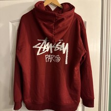 Stussy Paris Chapter Hoodie, Size Medium Excellent Condition 