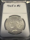 1925 S $1 Peace Dollar