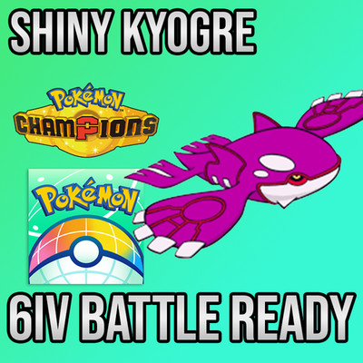  6IV SHINY Kyogre Battle Ready  POKEMON HOME Pokemon Champions 