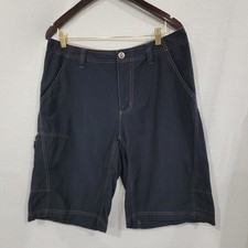 Columbia Field Gear Shorts Mens Sz 34 Omni-Shade Hiking Outdoors Fishing Black