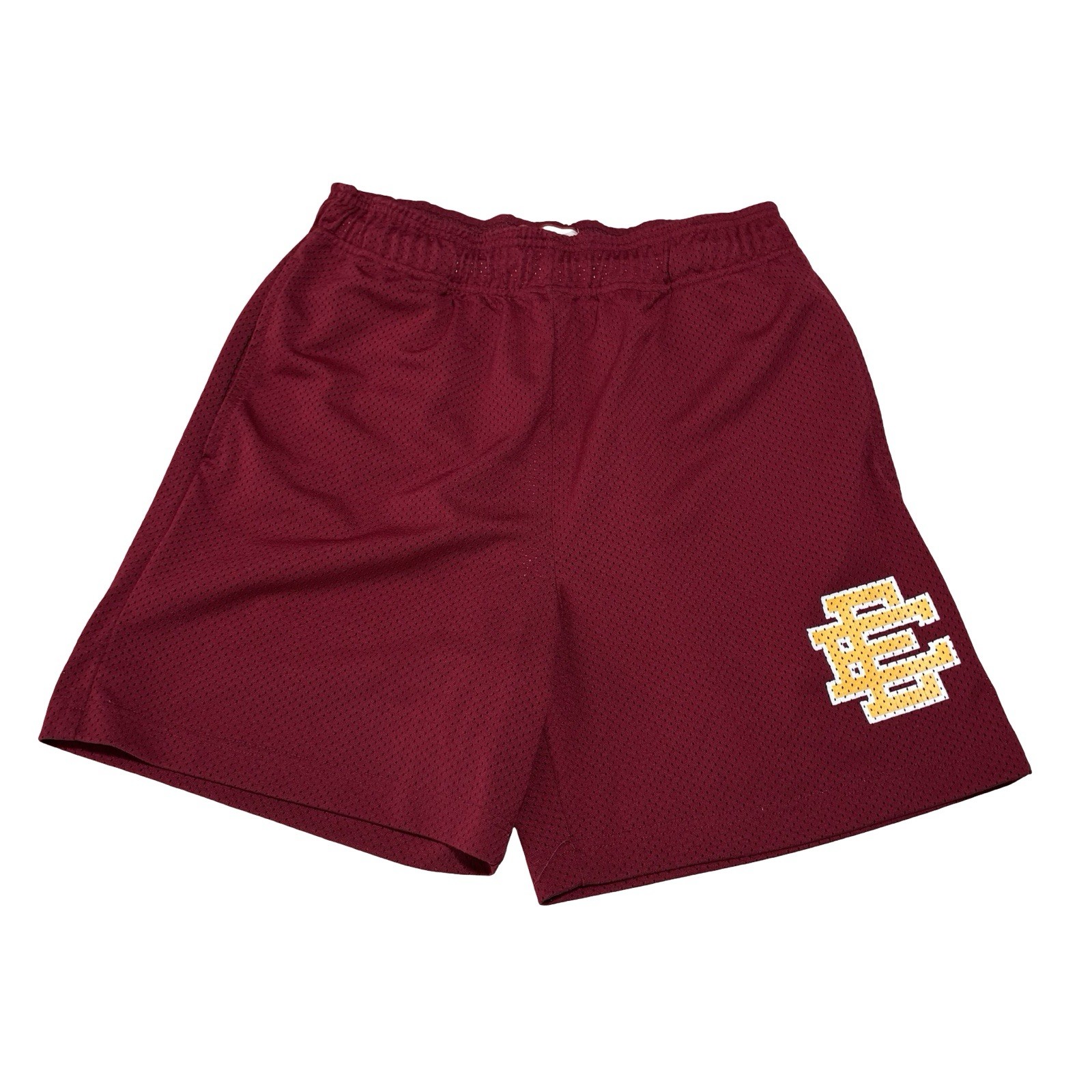 Eric Emanuel EE Basic Shorts Red / Yellow Size Me… - image 1