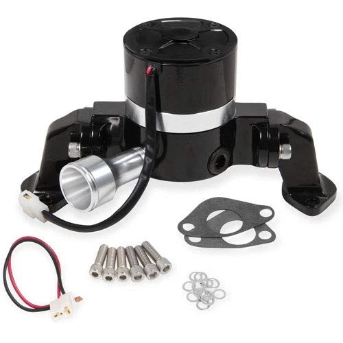 Kit de bomba de agua eléctrica de aluminio Mr Gasket 7022BG Foto 3 de 3