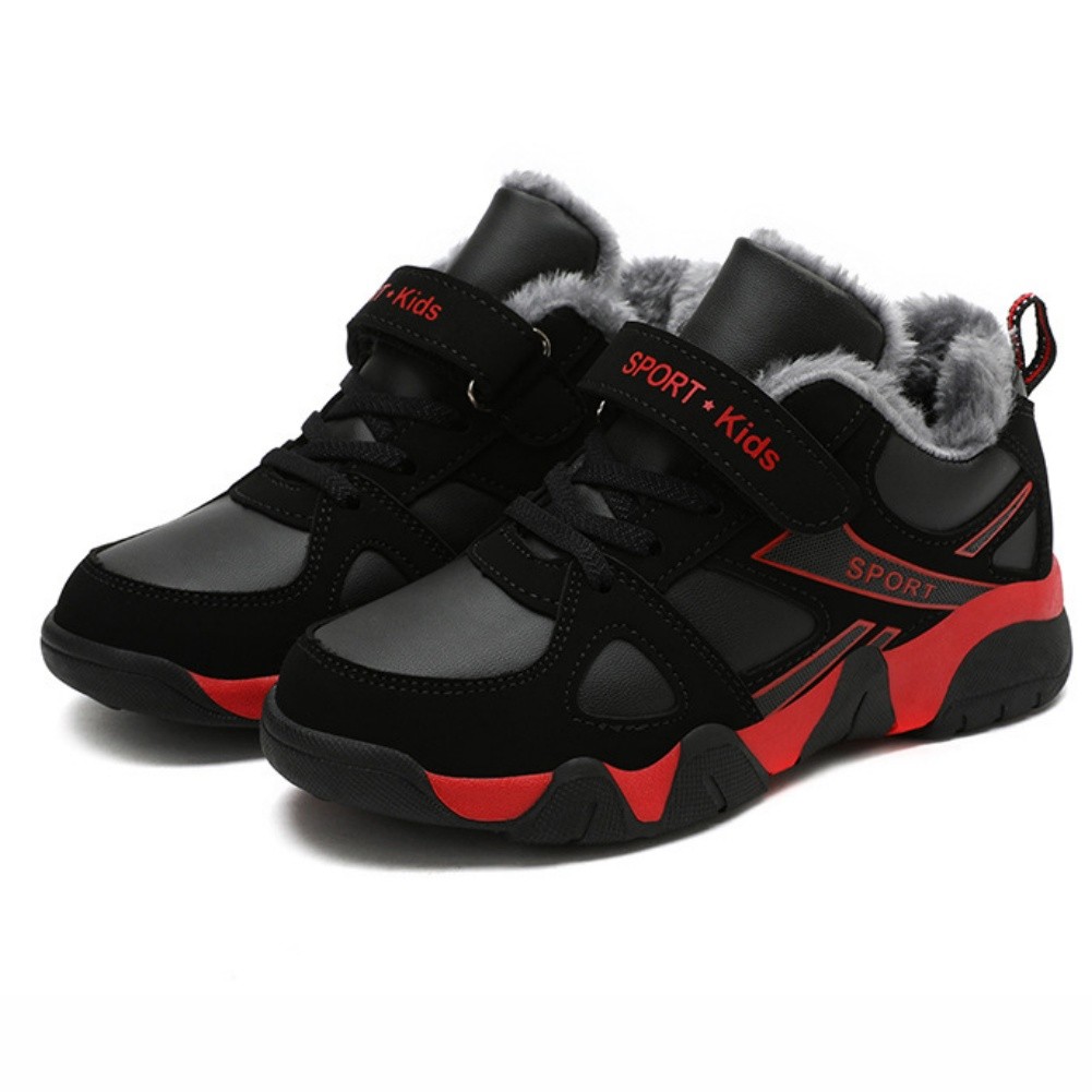 Kinder Winterschuhe Jungen Warm Gefüttert Schneestiefel Kinderschuhe Sneaker Ansicht 5