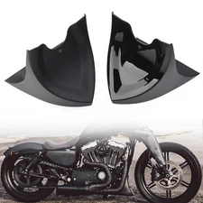 1pc ABS Plastic Chin Fairing Spoiler Mudguard For Harley Touring Sportster Dyna