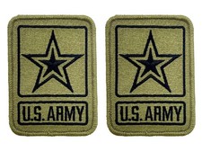 Army Star Logo OCP Patch 2 Pack Military Issued -Veteran Owned Business
