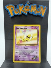 Pokémon TCG Sabrina's Abra Gym Challenge Unlimited Common Card 93/132 on eBay