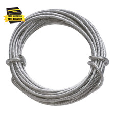 Picture Hanging Wire Stainless Steel 9' 30Lb,Silver                