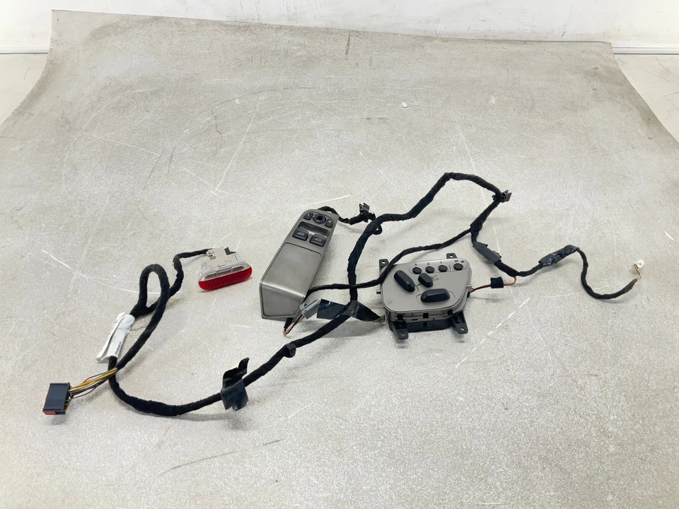 07 2007 Jaguar XK Front Left Seat Memory Door Master Switch w/ Wiring Harness - Image 2 of 4