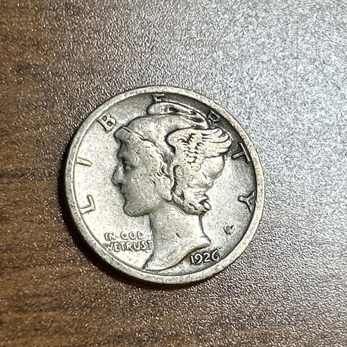 1926-S Mercury Silver Dime Fine