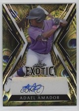 2023 Leaf Exotic Peacock Prismatic 3/8 Adael Amador #BA-AA1 Auto v9t